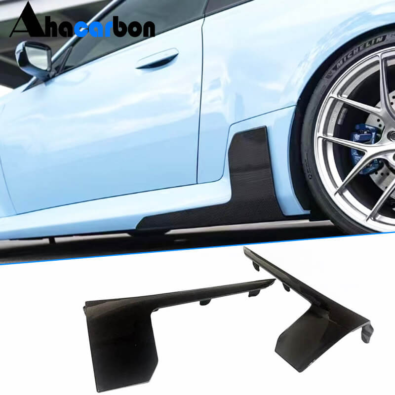 BMW G87 M2 Base Coupe 2 Door 2023-2024 Side Skirts Gloss Black ABS-Ahacarbon