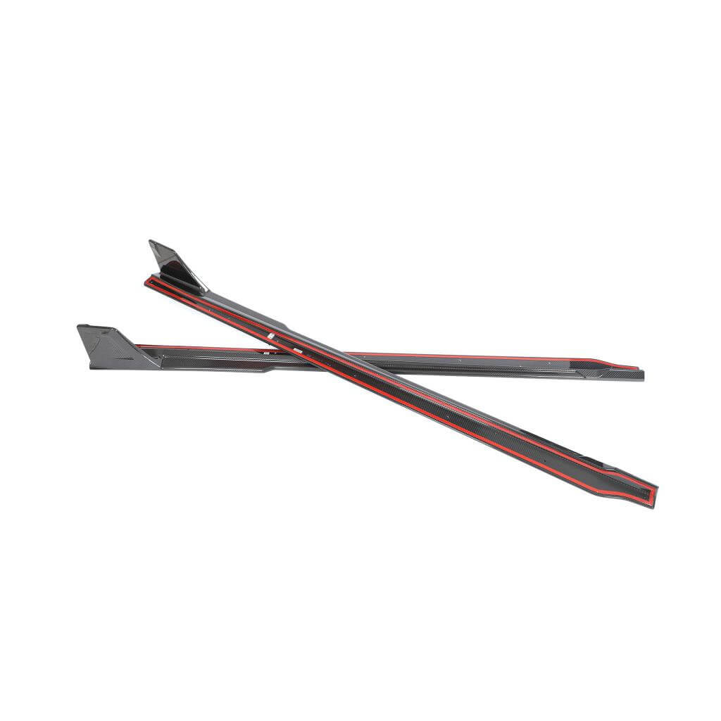 BMW G87 M2 Base Coupe 2 Door 2023-2024 Side Skirts Dry Carbon Fiber-Ahacarbon