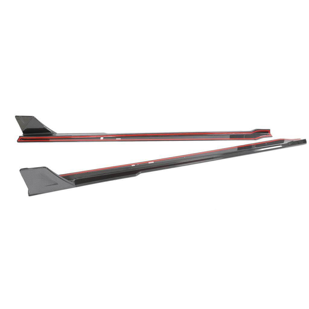 BMW G87 M2 Base Coupe 2 Door 2023-2024 Side Skirts Dry Carbon Fiber-Ahacarbon