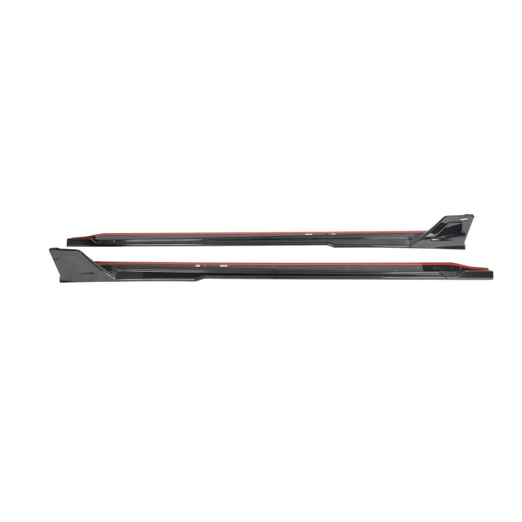BMW G87 M2 Base Coupe 2 Door 2023-2024 Side Skirts Dry Carbon Fiber-Ahacarbon