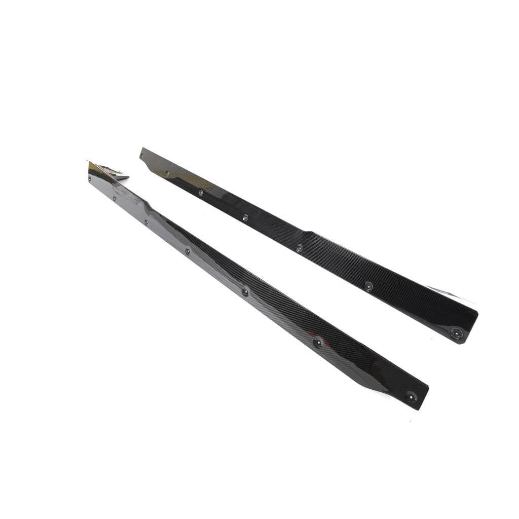 BMW G87 M2 Base Coupe 2 Door 2023-2024 Side Skirts Dry Carbon Fiber-Ahacarbon