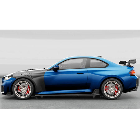 BMW G87 M2 Base Coupe 2 Door 2023-2024 Side Skirts Dry Carbon Fiber-Ahacarbon