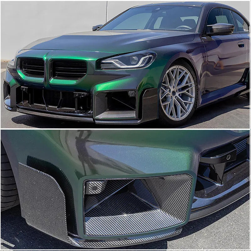 Carbon Fiber Front Bumper Splitter for BMW 2 Series M2 G87 2023+-Ahacarbon