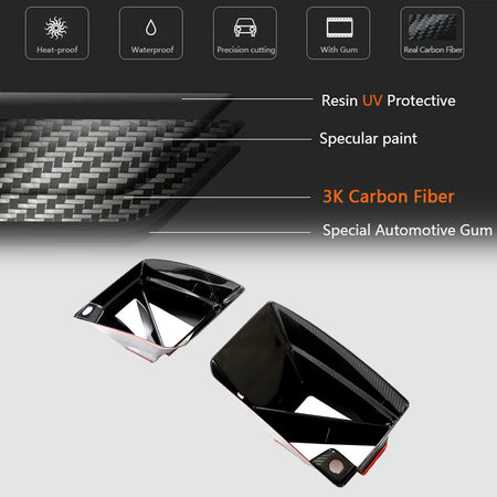 Carbon Fiber Front Bumper Splitter for BMW 2 Series M2 G87 2023+-Ahacarbon