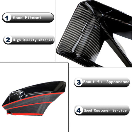 Carbon Fiber Front Bumper Splitter for BMW 2 Series M2 G87 2023+-Ahacarbon