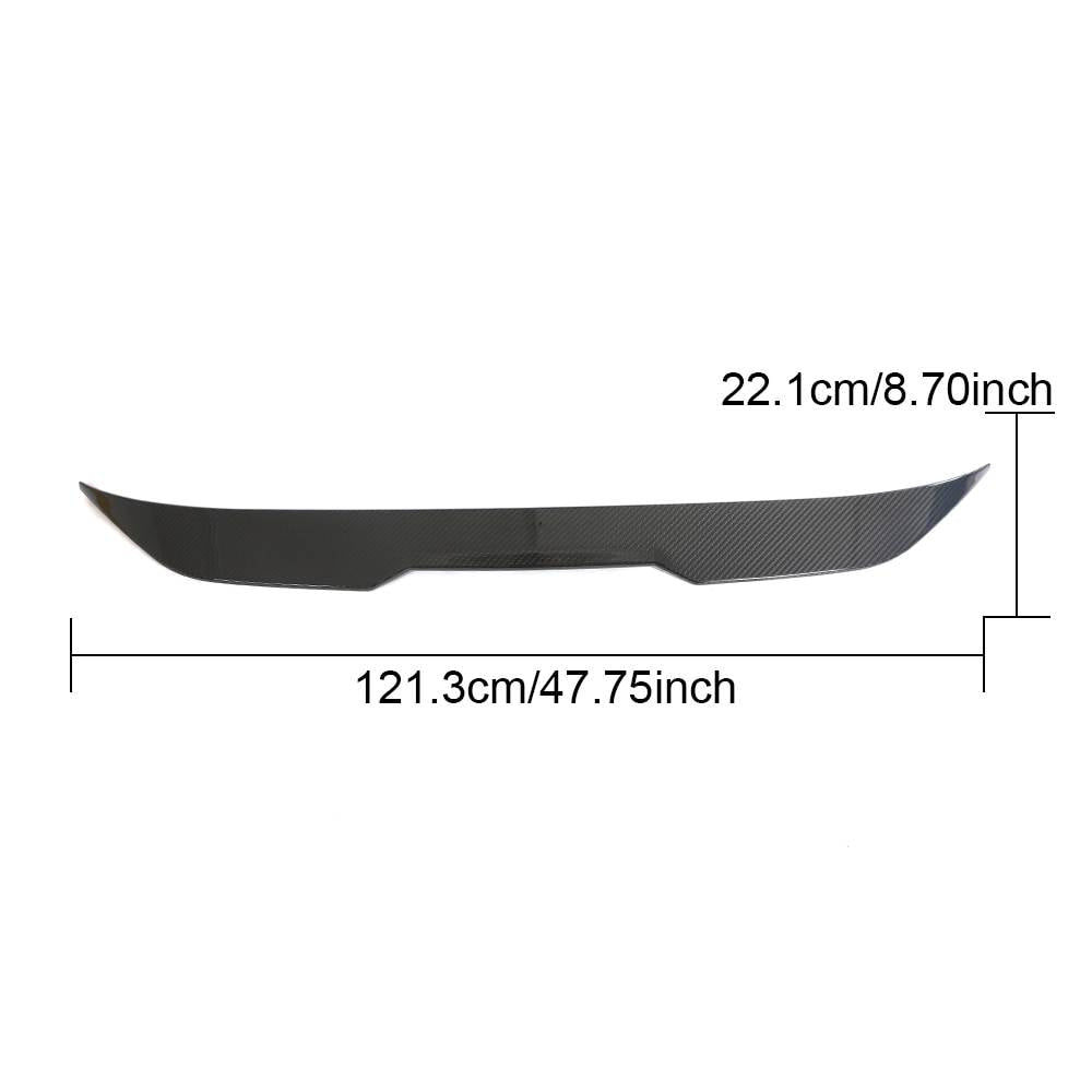 BMW G87 M2 Coupe 2-Door 2023+ Rear Trunk Spoiler Dry Carbon Fiber-Ahacarbon