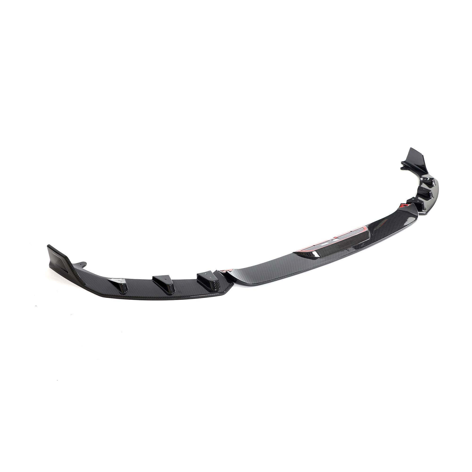 BMW 2 Series M2 G87 Coupe 2022-2024 Front Bumper Lip Dry Carbon Fiber-Ahacarbon