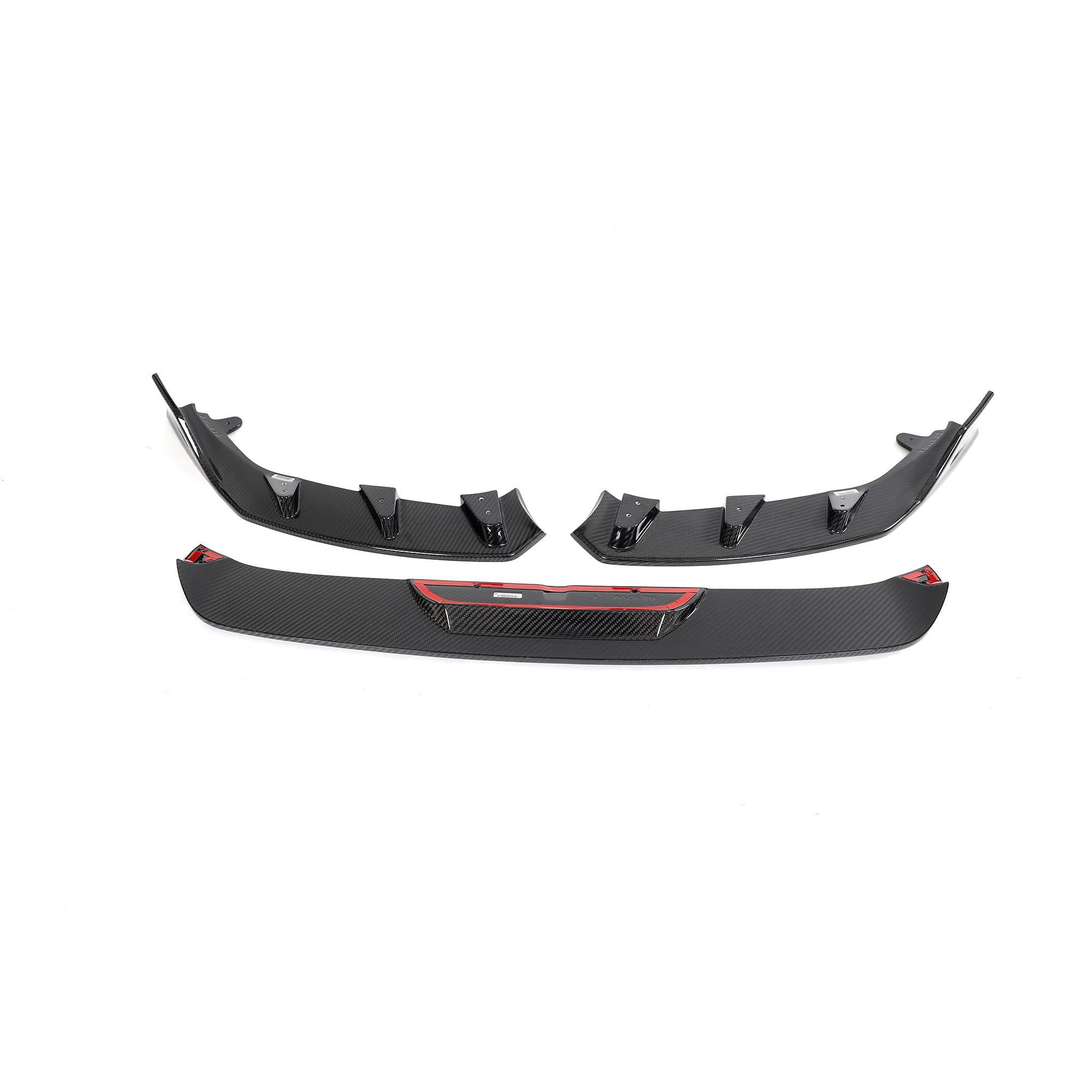BMW 2 Series M2 G87 Coupe 2022-2024 Front Bumper Lip Dry Carbon Fiber-Ahacarbon