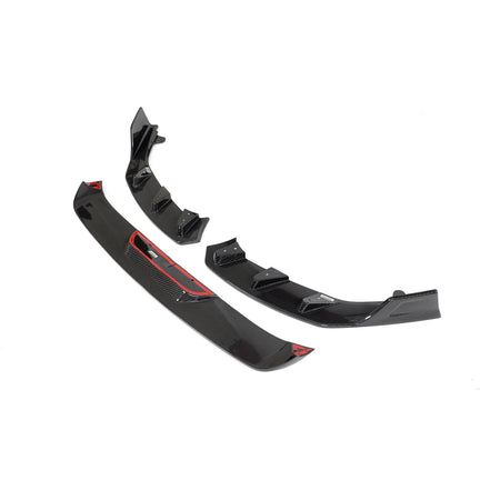 BMW 2 Series M2 G87 Coupe 2022-2024 Front Bumper Lip Dry Carbon Fiber-Ahacarbon