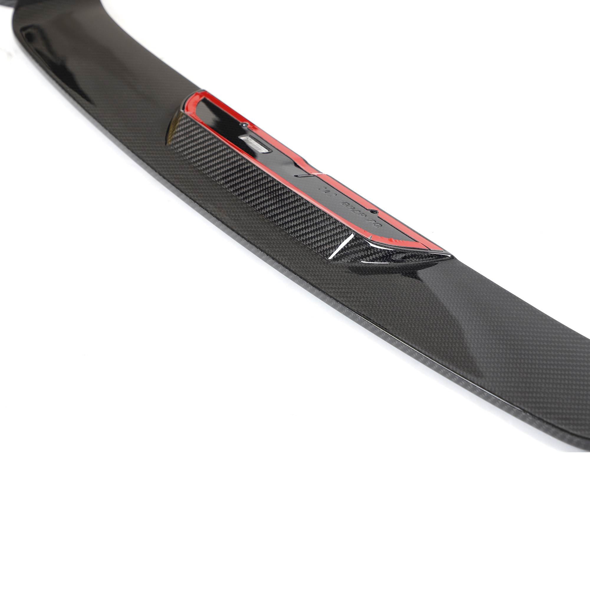 BMW 2 Series M2 G87 Coupe 2022-2024 Front Bumper Lip Dry Carbon Fiber-Ahacarbon
