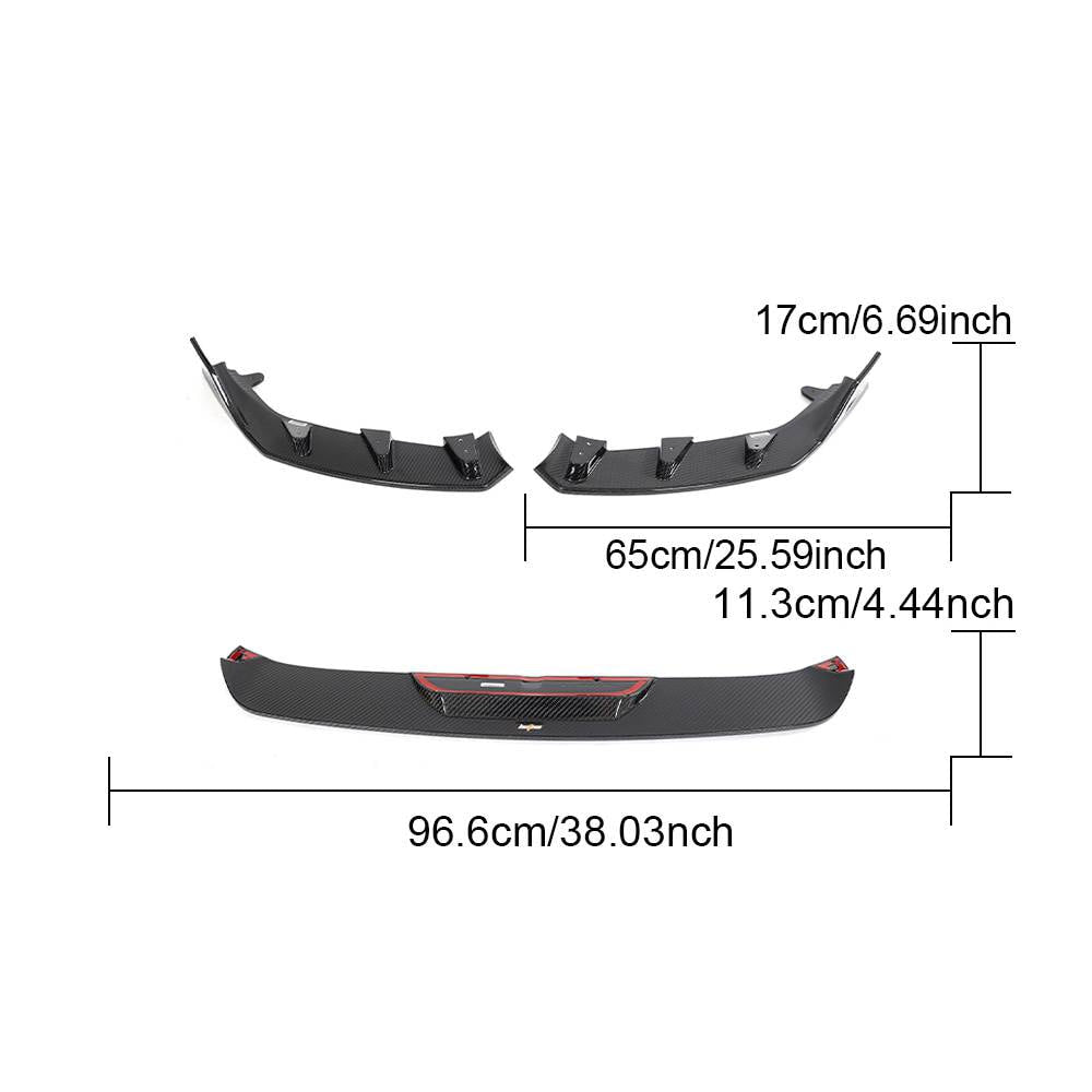BMW 2 Series M2 G87 Coupe 2022-2024 Front Bumper Lip Dry Carbon Fiber-Ahacarbon