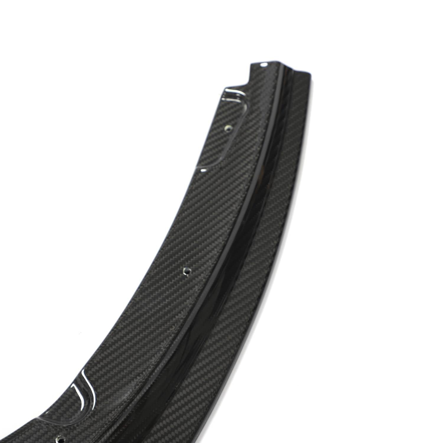 BMW F91 F92 F93 M8 2019-2022 Front Bumper Lip Dry Carbon Fiber-Ahacarbon