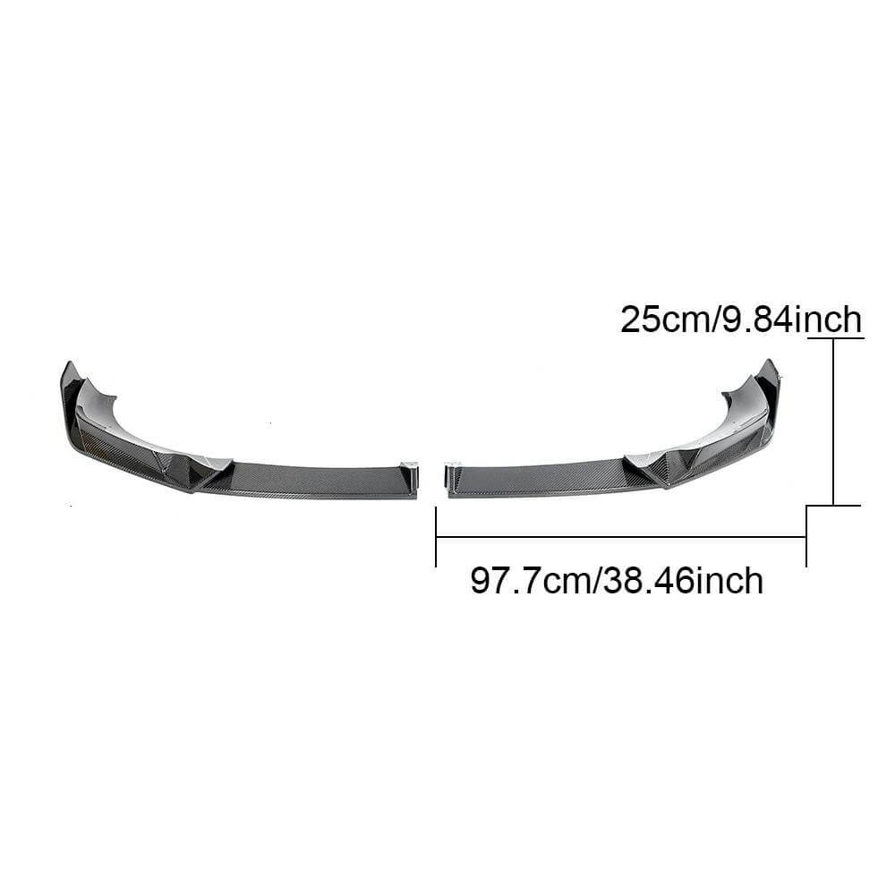 BMW X3 G01 IX3 X4 G02 2022-2024 Front Bumper Lip Carbon Fiber-Ahacarbon