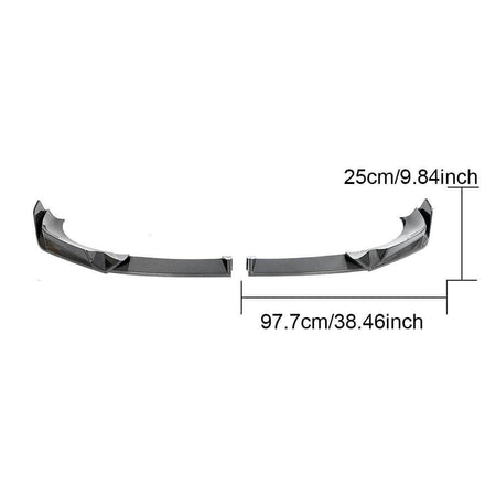 BMW X3 G01 IX3 X4 G02 2022-2024 Front Bumper Lip Carbon Fiber-Ahacarbon