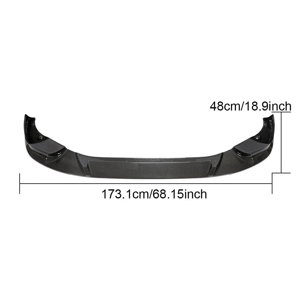 BMW X3 M F97 X4 M F98 Pre-LCI 2019-2021 Front Bumper Lip Carbon Fiber/FRP-Ahacarbon
