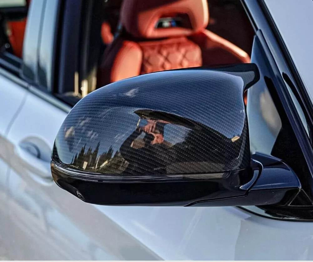 BMW X3M F97 X4M F98 X5M F95 X6M F96 2019-2021 Mirror Covers Replacement Carbon Fiber-Ahacarbon