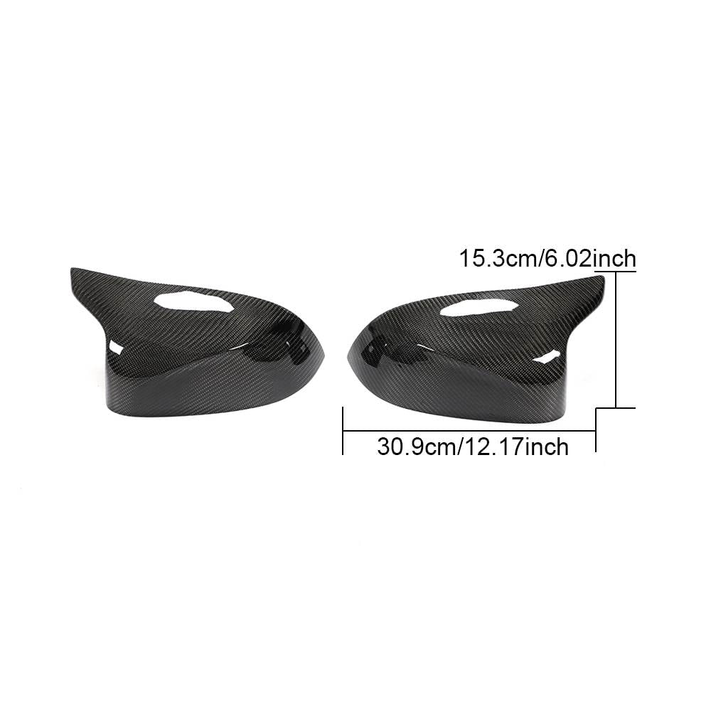 BMW X3M F97 X4M F98 X5M F95 X6M F96 2019-2021 Mirror Covers Replacement Carbon Fiber-Ahacarbon
