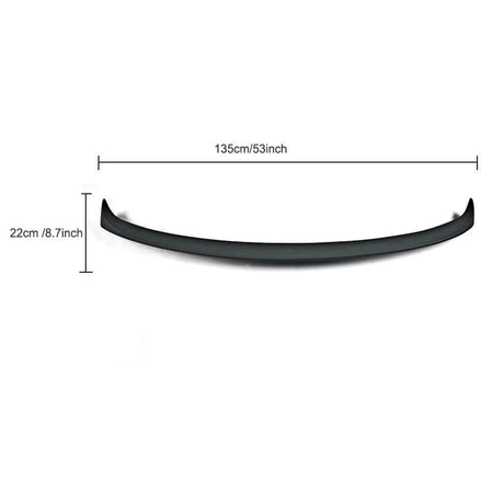 BMW X5 F15 2014-2018 Rear Milddle Spoiler Black PU-Ahacarbon