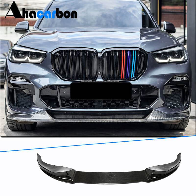 BMW X5 G05 xDrive40i/50i/30d M Sport M50d Front Bumper Lip Carbon Fiber/FRP-Ahacarbon
