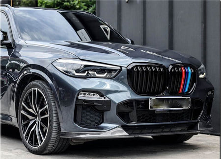 BMW X5 G05 xDrive40i/50i/30d M Sport M50d Front Bumper Lip Carbon Fiber/FRP-Ahacarbon