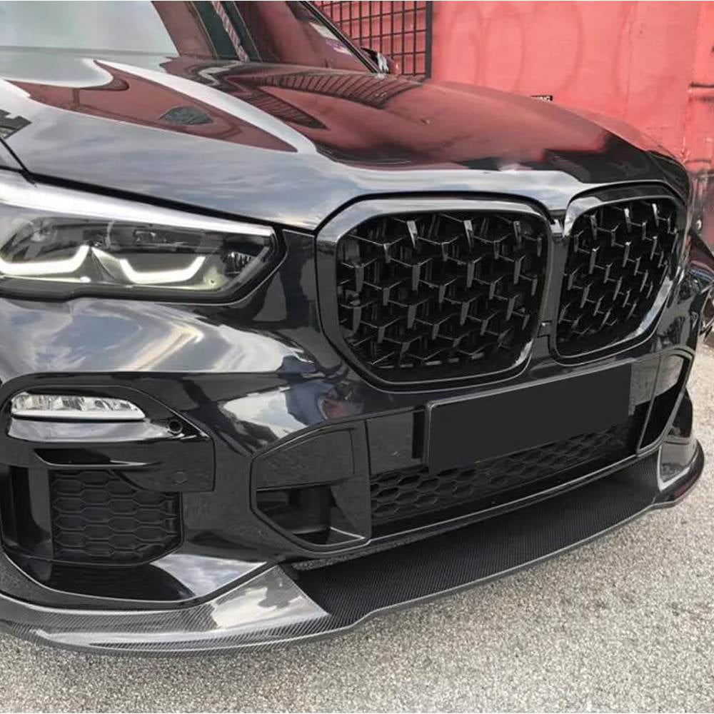 BMW X5 G05 xDrive40i/50i/30d M Sport M50d Front Bumper Lip Carbon Fiber/FRP-Ahacarbon