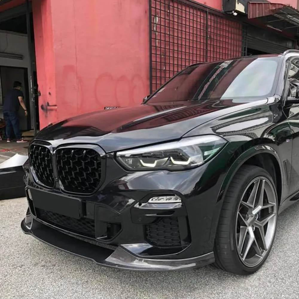 BMW X5 G05 xDrive40i/50i/30d M Sport M50d Front Bumper Lip Carbon Fiber/FRP-Ahacarbon