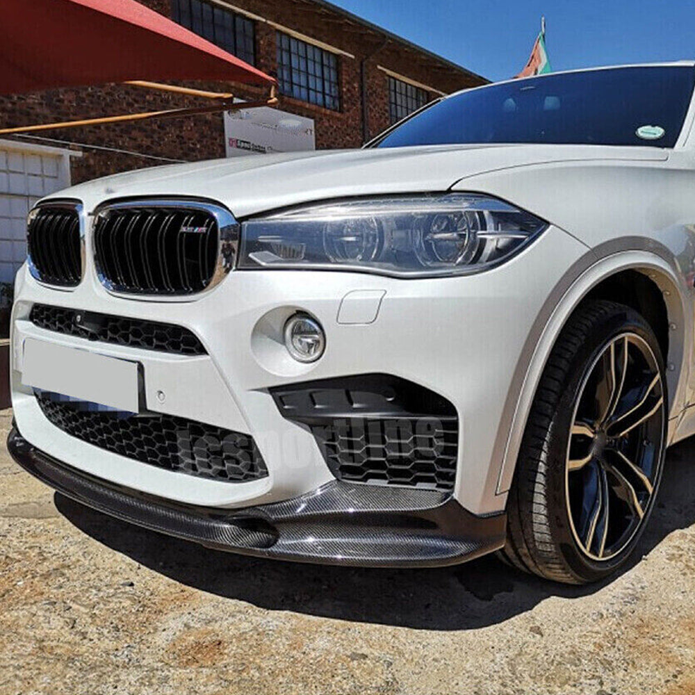 BMW X5M F85 X6M F86 2015-2019 Front Bumper Lip Carbon Fiber-Ahacarbon