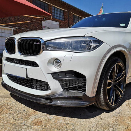 BMW X5M F85 X6M F86 2015-2019 Front Bumper Lip Carbon Fiber-Ahacarbon