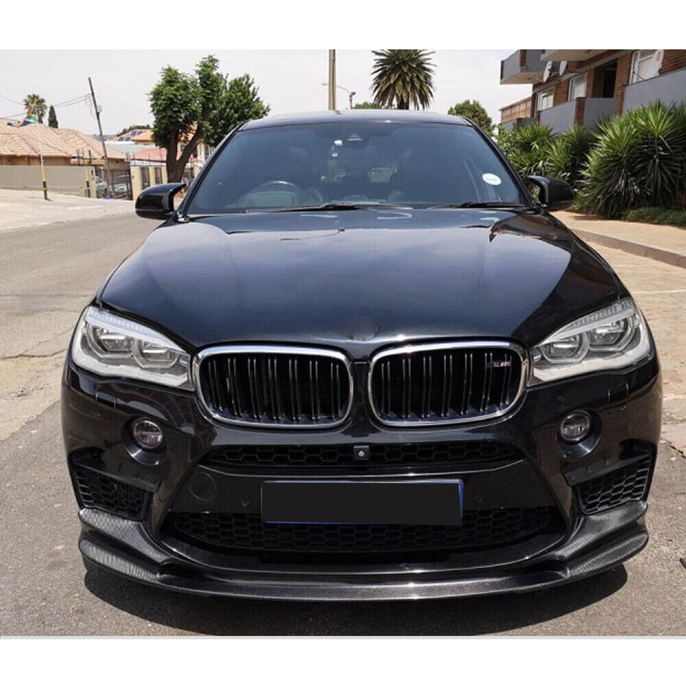 BMW X5M F85 X6M F86 2015-2019 Front Bumper Lip Carbon Fiber-Ahacarbon