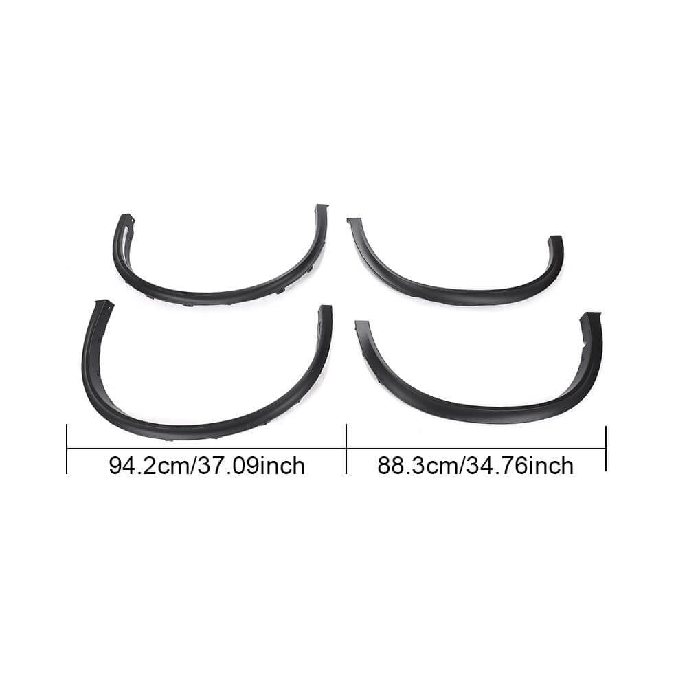For BMW X6 F16 Sport Utility 4-Door 2015-2018 Car Wheel Arch Fender Flares Exterior Accessories-Ahacarbon
