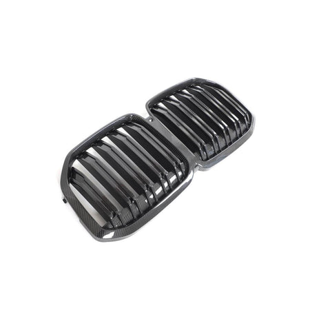 BMW X7 G07 2019-2022 Front Grille Dry Carbon Fiber-Ahacarbon