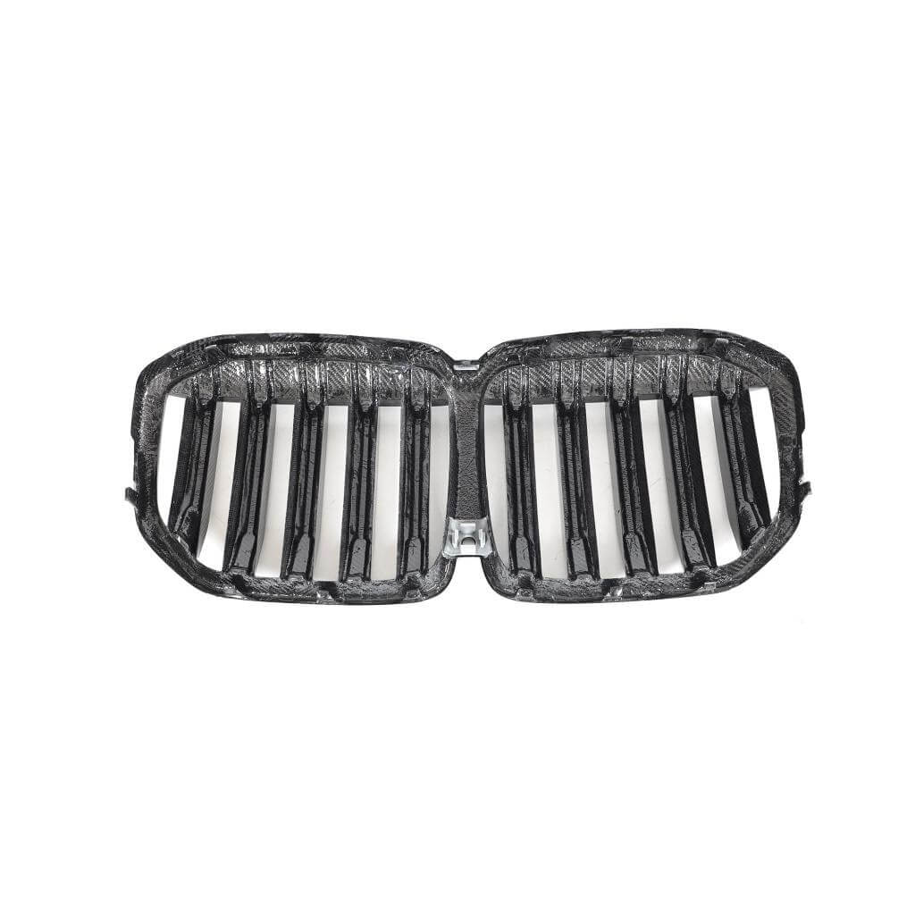 BMW X7 G07 2019-2022 Front Grille Dry Carbon Fiber-Ahacarbon