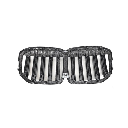 BMW X7 G07 2019-2022 Front Grille Dry Carbon Fiber-Ahacarbon