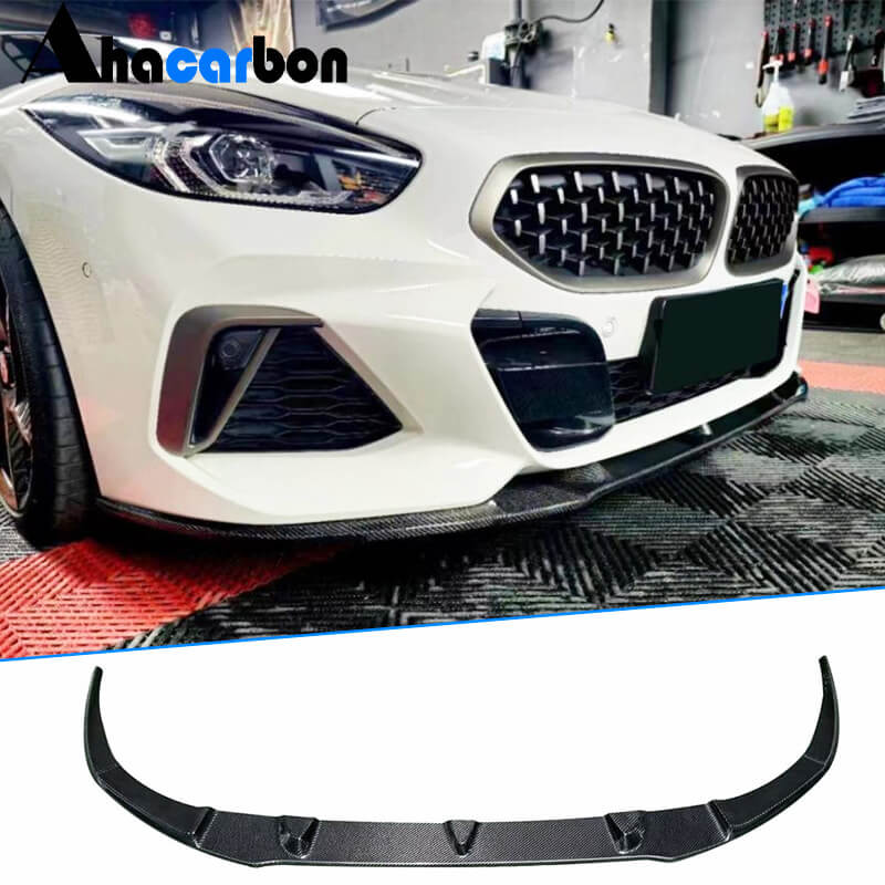 BMW Z4 G29 M40i sDrive30i Convertible 2-Door 2019-2024 Front Bumper Lip Carbon Fiber-Ahacarbon