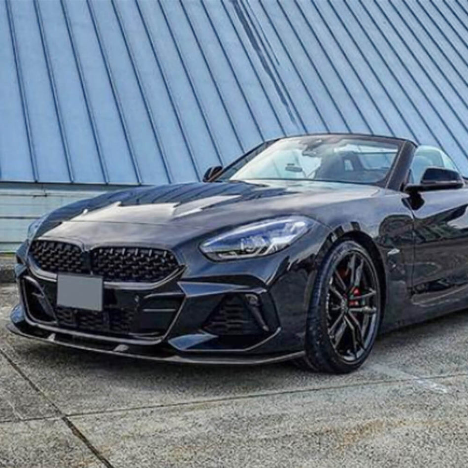 BMW Z4 G29 M40i sDrive30i Convertible 2-Door 2019-2024 Front Bumper Lip Carbon Fiber-Ahacarbon