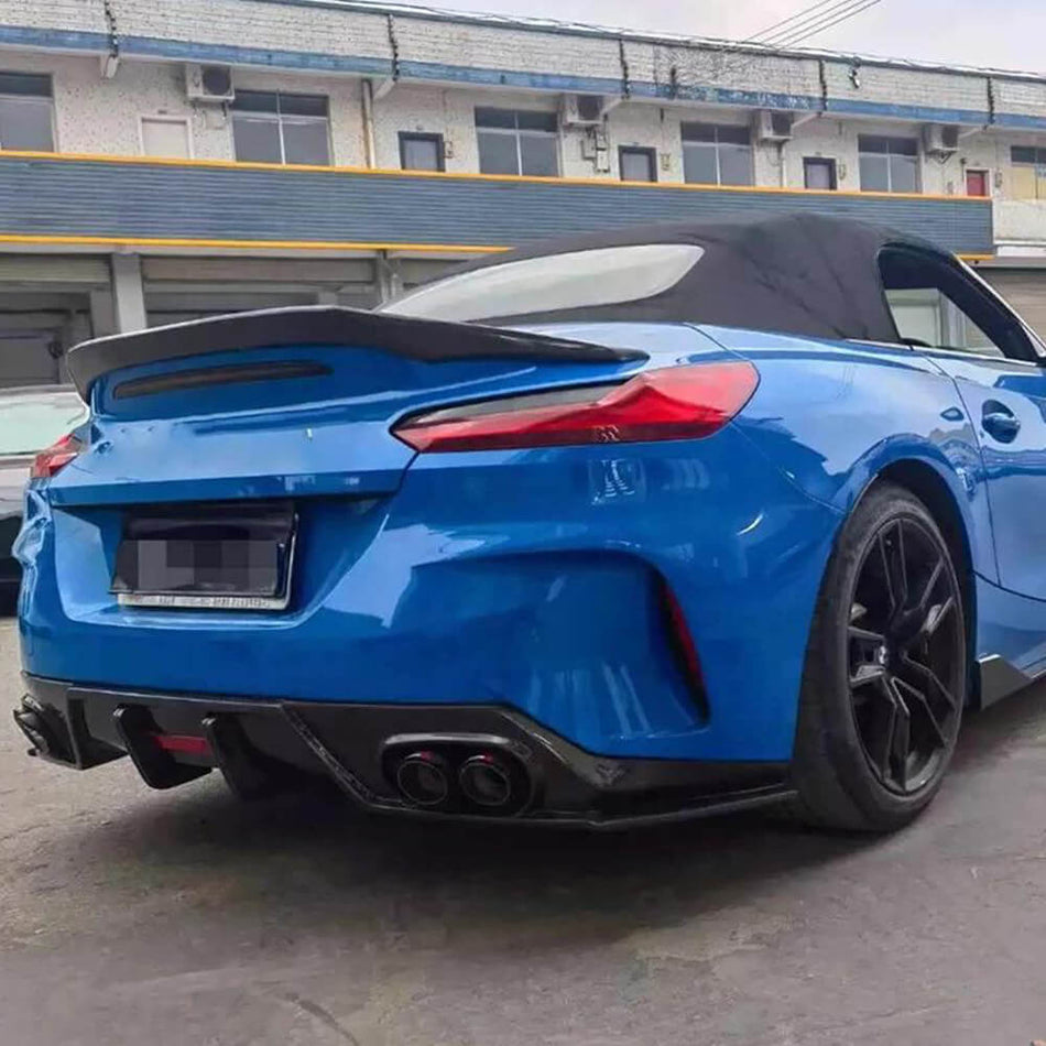 BMW Z4 G29 M40i sDrive30i Convertible 2-Door 2019-2024 Rear Bumper Diffuser Carbon Fiber-Ahacarbon