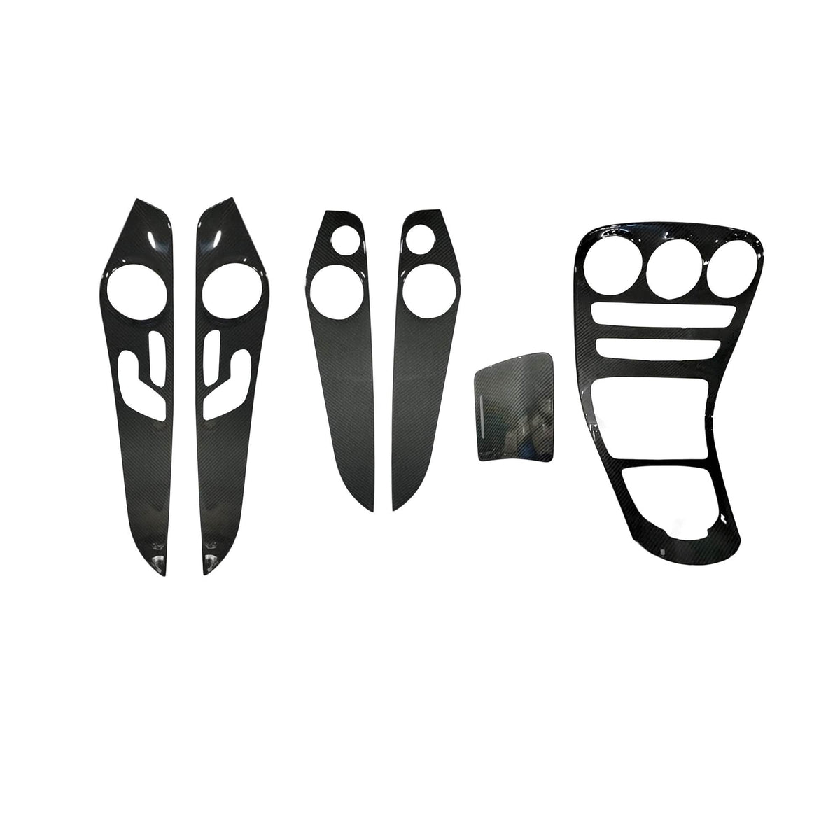 Benz C Class W205 2014-2018 Interior Trims Prepreg Dry Carbon Fiber-Ahacarbon