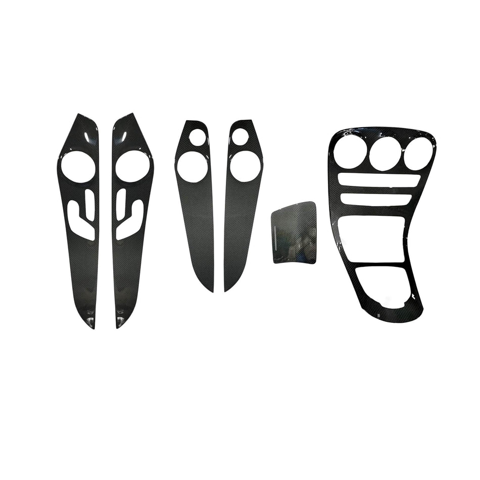 Benz C Class W205 2014-2018 Interior Trims Prepreg Dry Carbon Fiber-Ahacarbon