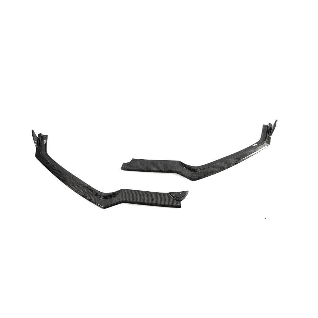 Chevrolet Corvette C8 2020-2021 Front Bumper Lip Carbon Fiber-Ahacarbon