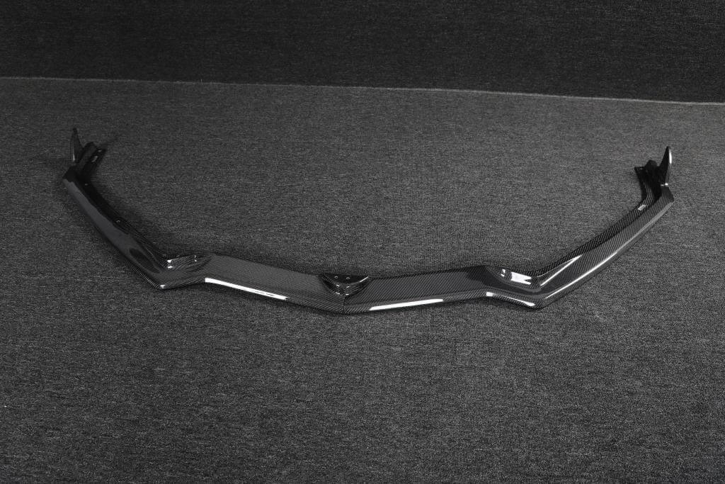 Chevrolet Corvette C8 2020-2021 Front Bumper Lip Carbon Fiber-Ahacarbon