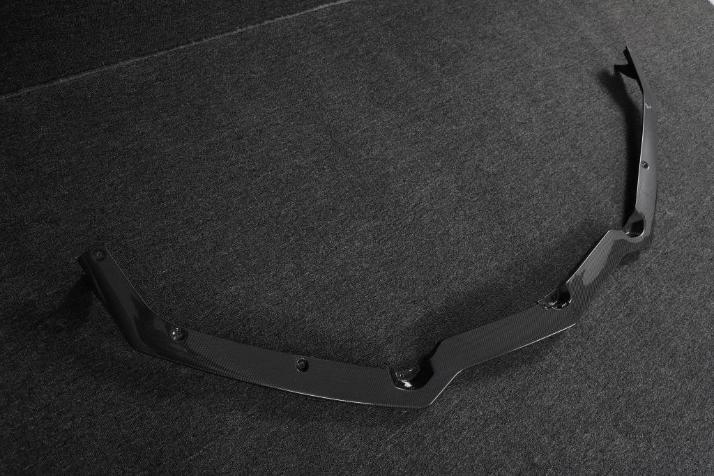 Chevrolet Corvette C8 2020-2021 Front Bumper Lip Carbon Fiber-Ahacarbon