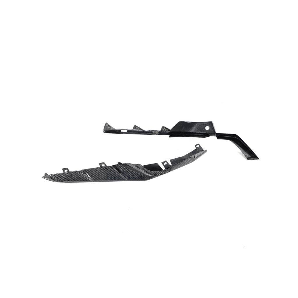 Chevrolet Corvette C8 Z06 2020-2024 Front Bumper Splitters Carbon Fiber-Ahacarbon
