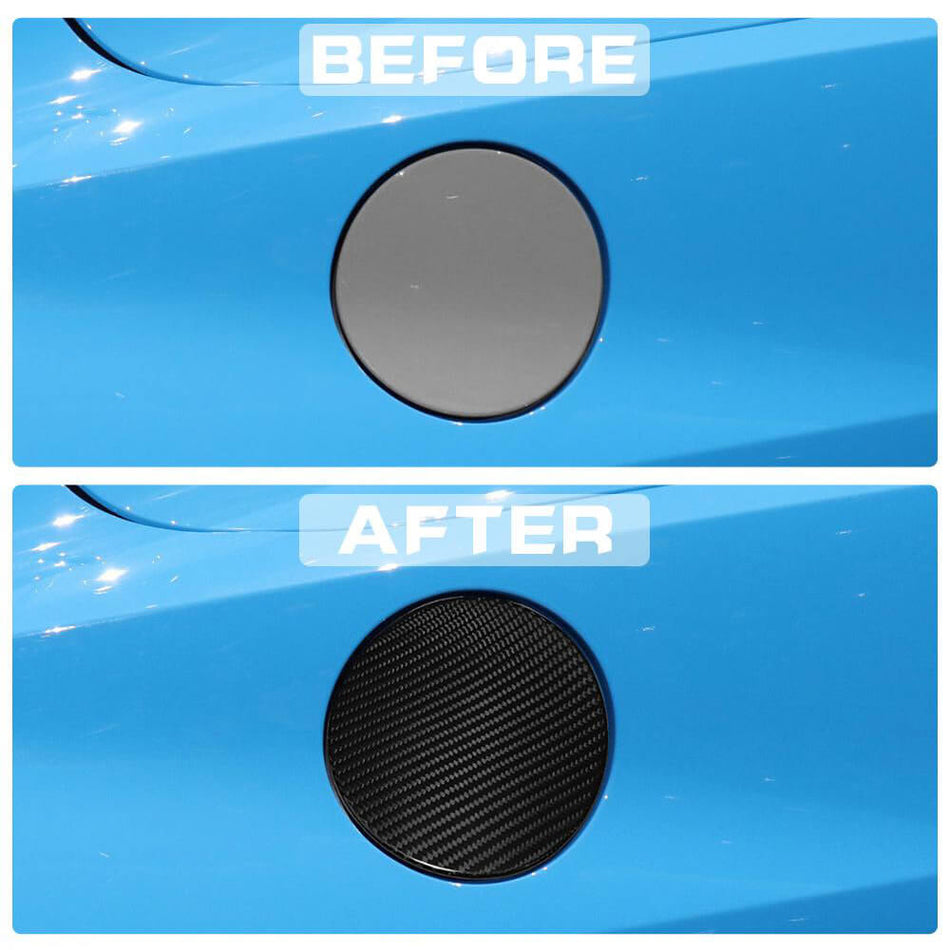 Chevrolet Corvette C8 Z51 Stingray 2-Door 2020-2021 Fuel Tank Cap Dry Carbon Fiber-Ahacarbon