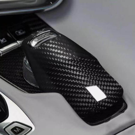 Chevrolet Corvette C8 Z51 Stingray 2-Door 2020-2021 Gear Shift Knob Head Cover Dry Carbon Fiber-Ahacarbon