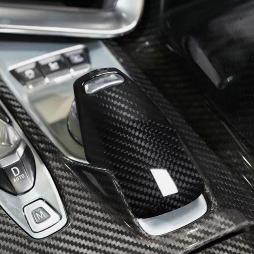 Chevrolet Corvette C8 Z51 Stingray 2-Door 2020-2021 Gear Shift Knob Head Cover Dry Carbon Fiber-Ahacarbon