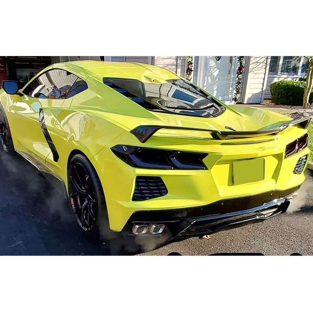 Chevrolet Corvette C8 Stingray Z51 2-Door 2020-2024 Rear Trunk Spoiler Carbon Fiber-Ahacarbon
