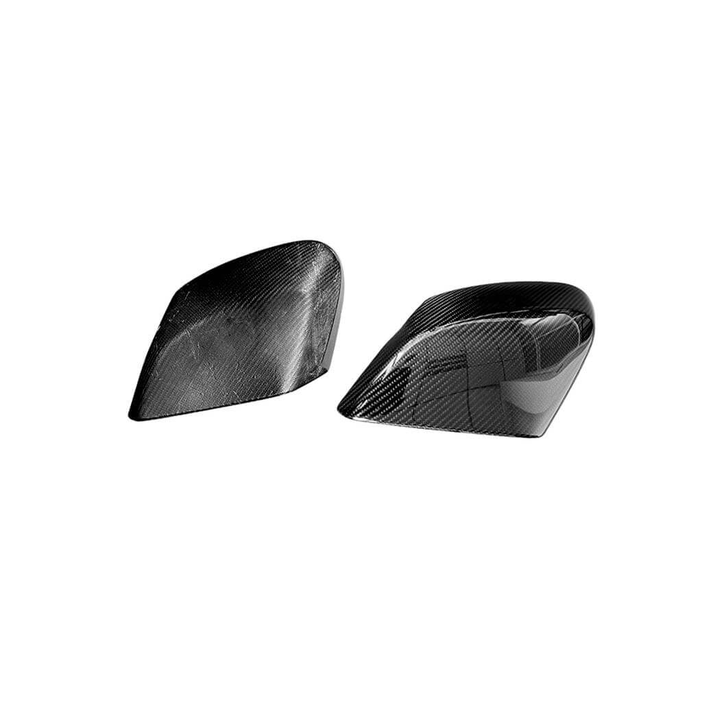 Chevrolet Corvette Stingray C8 Z51 2-Door 2020 2021 Mirror Covers Add-on Dry Carbon Fiber-Ahacarbon