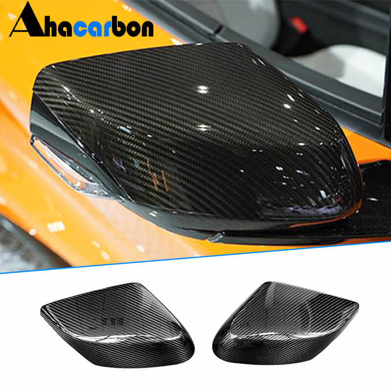 Chevrolet Corvette Stingray C8 Z51 2-Door 2020 2021 Mirror Covers Add-on Dry Carbon Fiber-Ahacarbon