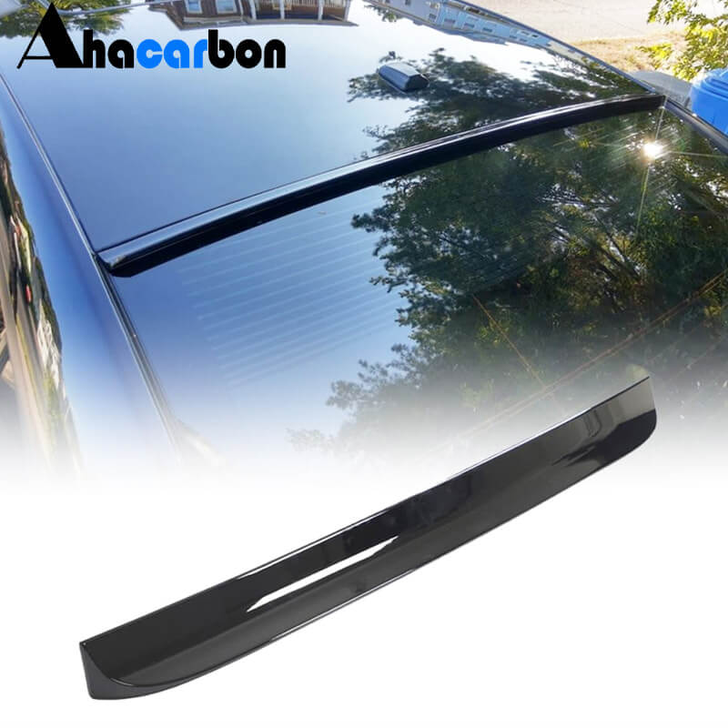 Dodge Charger 2015-2021 Rear Roof Spoiler Glossy Black ABS-Ahacarbon