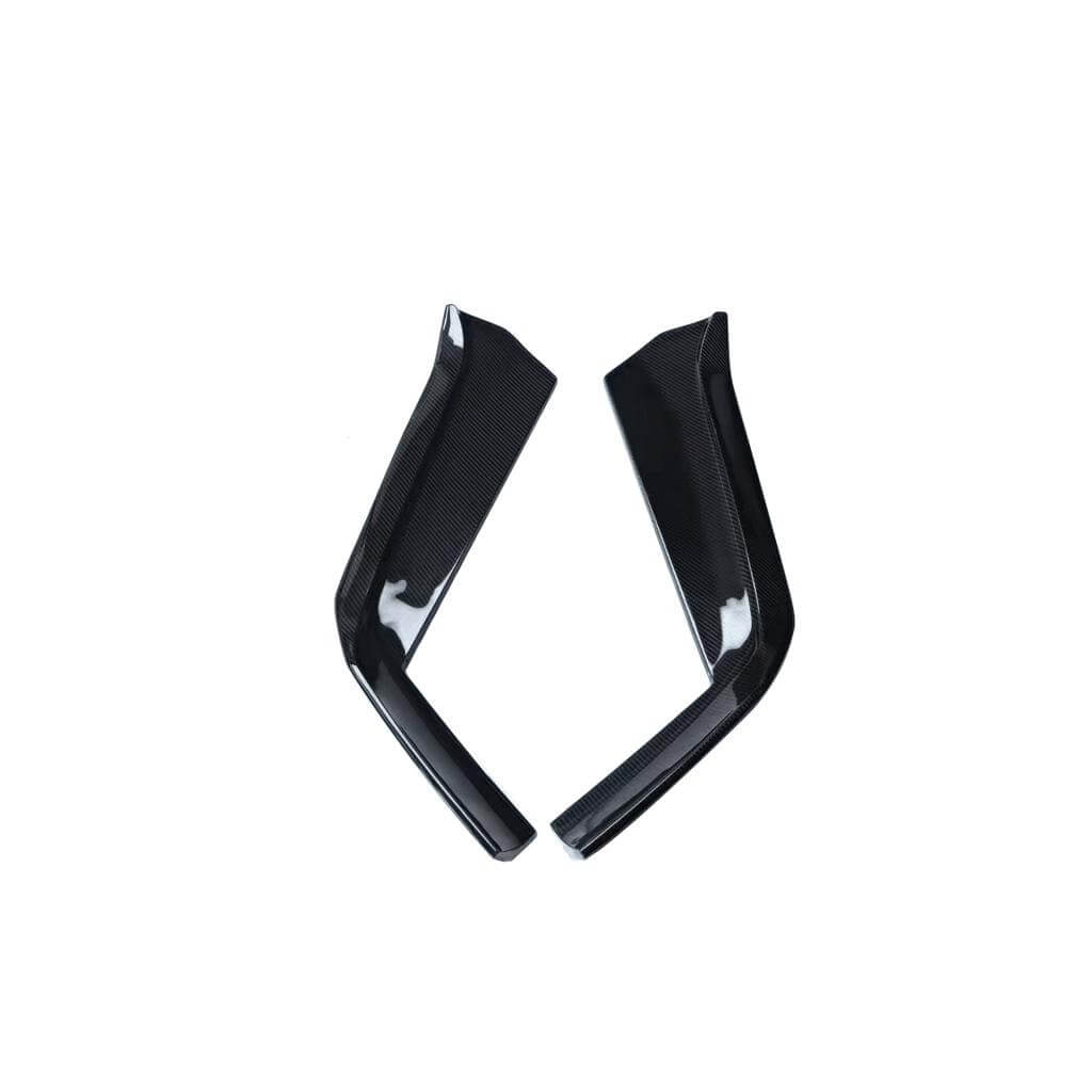 Ferrari 488 Convertible Coupe 2-Door 2015-2019 Front Bumper Splitters Dry Carbon Fiber-Ahacarbon